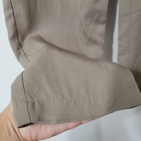 NWT Eileen Fisher Tencel Pleated Slouchy Ankle Pants in Stone size PM - Picture 4 of 11